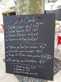 Restaurant Le bistrot de Chatô à Châteauneuf-sur-Isère (la carte)