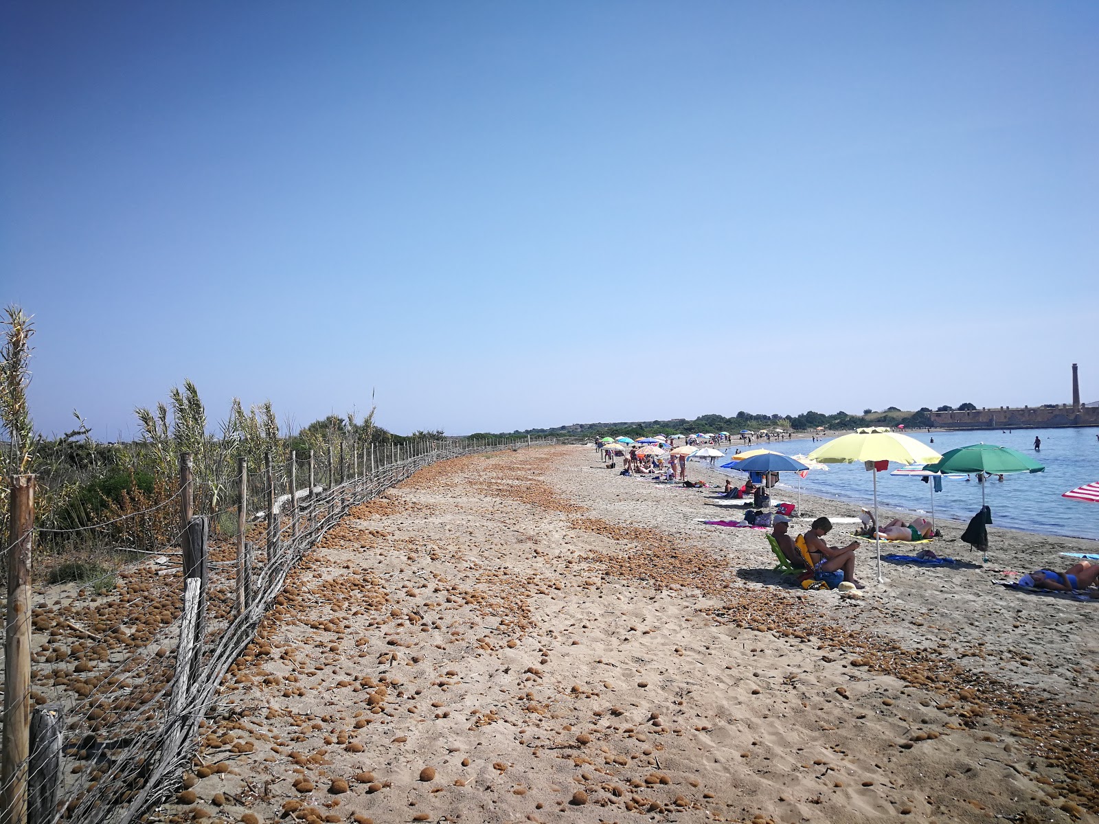 Foto de Playa de Vendicari con parcialmente limpio nivel de limpieza