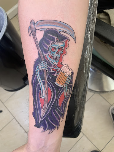 Explore travel adventure tattoo ideas, creative tattoo ideas in Toms River, available at Jersey Sure Lines Tattoo