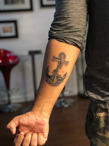 Explore mens country tattoo ideas, creative tattoo ideas in Scarsdale, available at Damm Nice Tattoo & Body Art