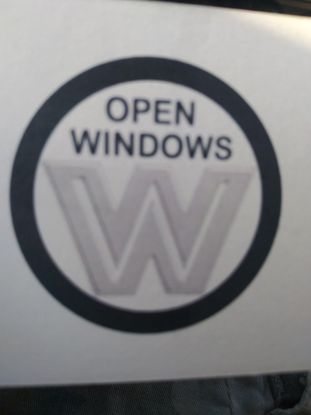 Open Windows Window Washing