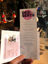 Miss Ko à Paris menu