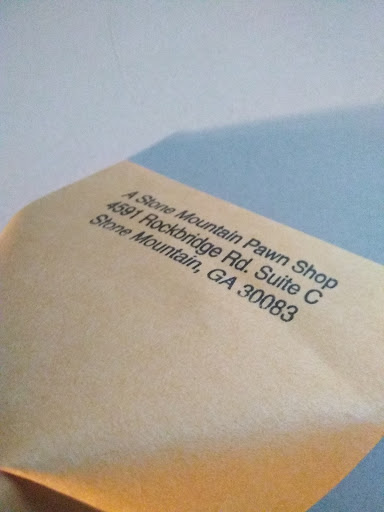 Pawn Shop «Stone Mountain Pawn & Gun Shop», reviews and photos, 4591 Rockbridge Rd SW # C, Stone Mountain, GA 30083, USA