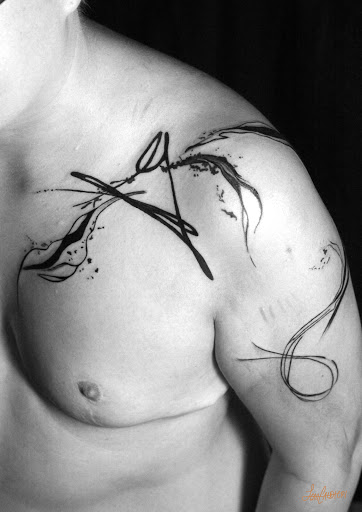 Explore abdominal tattoo ideas, creative tattoo ideas in Williamsburg, available at Charon Arts