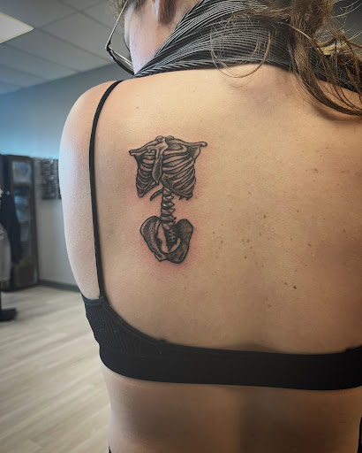 Explore gothic hand tattoo ideas, creative tattoo ideas in Cocoa, available at Rorschach Tattoo Shop and Piercing Studio