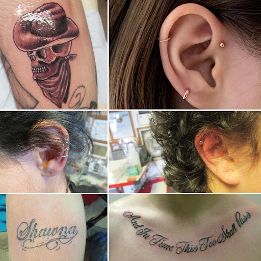 Explore gear tattoo ideas, creative tattoo ideas in Elko, available at Custom Tattoos and Body Piercing Studio