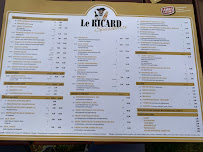 Menu / carte de Le Ricard à Rielasingen-Worblingen