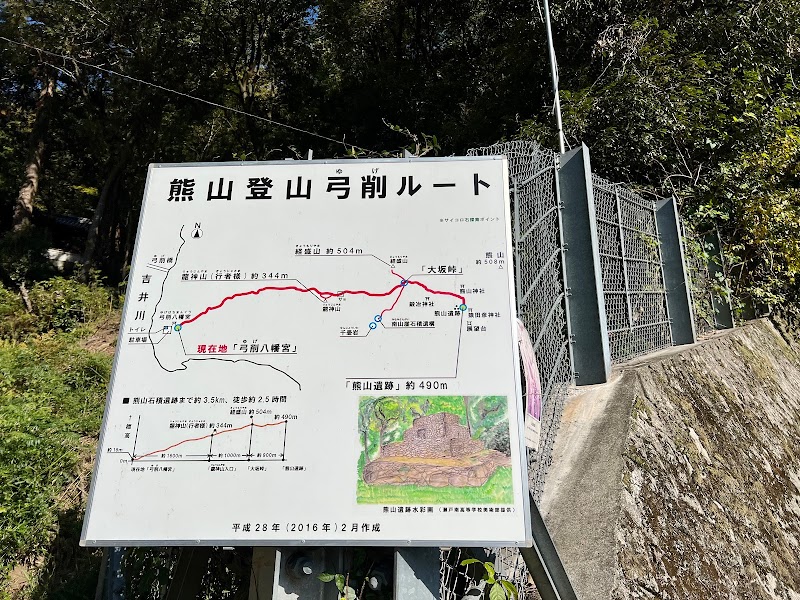 熊山 弓削コース登山口