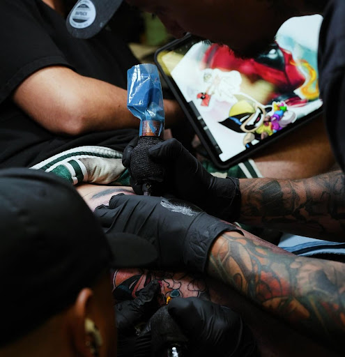 Explore songbird tattoo ideas, creative tattoo ideas in Corona, available at Crop Circles Tattoo Studio