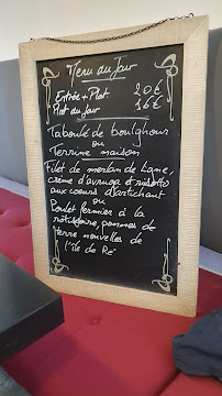 Menu / carte de Le bistrot des Bonnes Femmes à La Rochelle