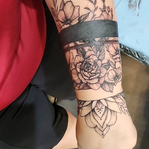 Explore father and daughter c.r.p.s tattoo ideas, creative tattoo ideas in Charlotte, available at Olive Branch Tattoo Studio