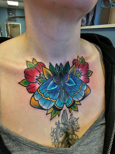 Explore cute bat tattoo ideas, creative tattoo ideas in Seymour, available at 3 Sevens Tattoo