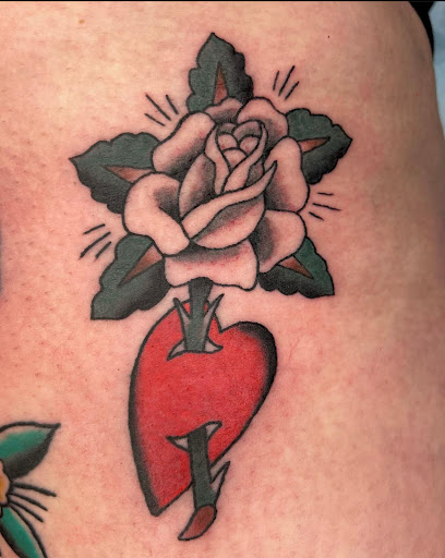 Explore morse code tattoo ideas, creative tattoo ideas in Atlanta, available at Big Cat Tattoo