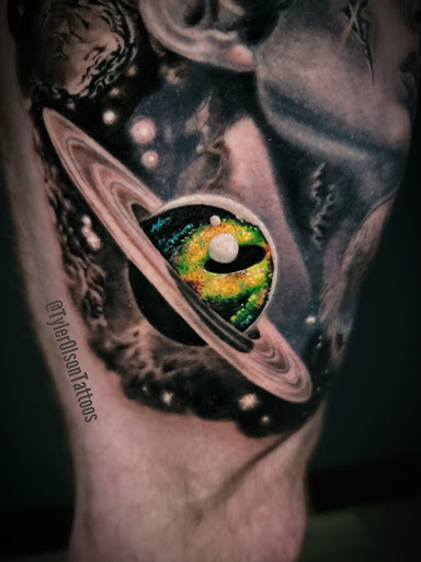 Explore small tattoo ideas behind ear, creative tattoo ideas in Jamison, available at Green Door Tattoo