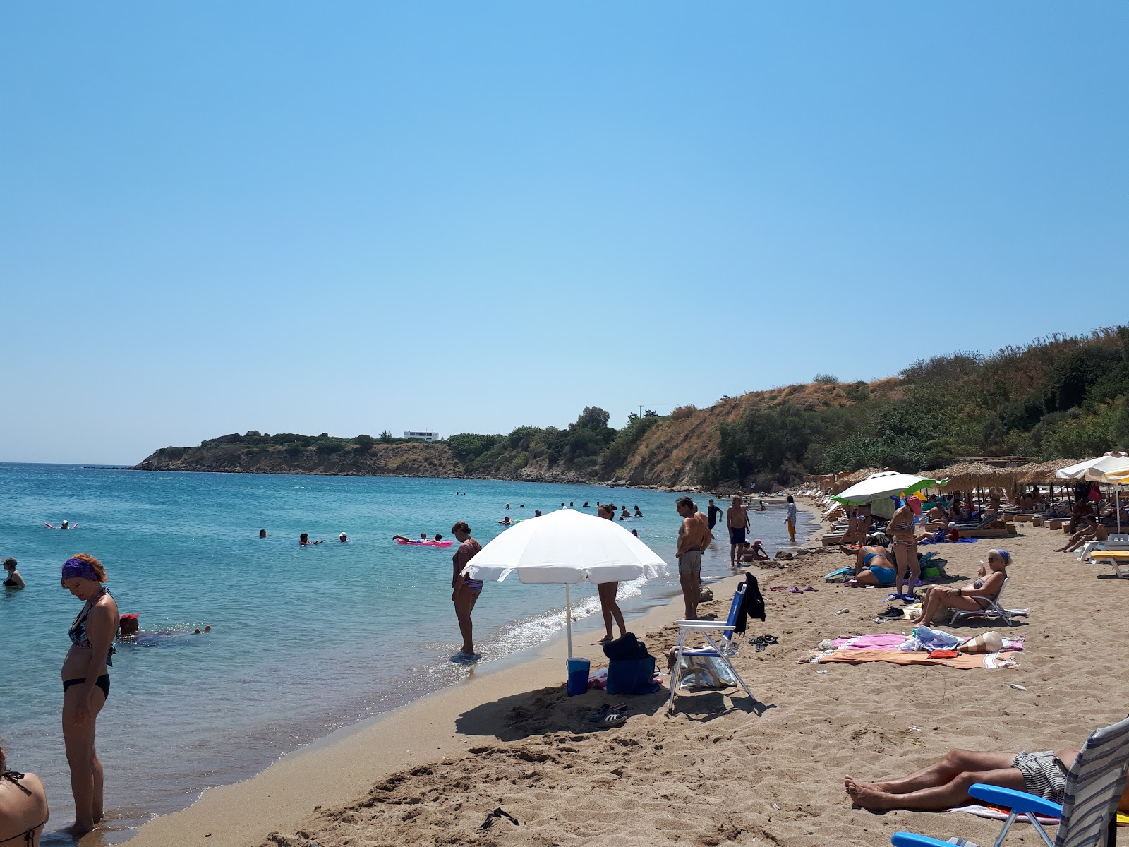 Foto di Paralia Kallitheas area del resort sulla spiaggia