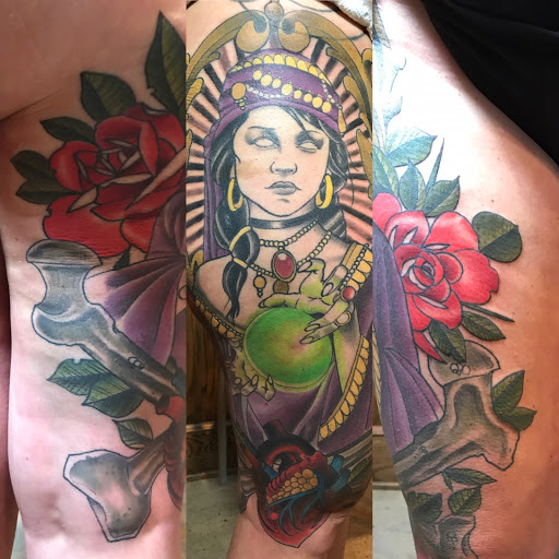 Explore balance tattoo ideas, creative tattoo ideas in Franklin, available at Battleground Tattoo Parlour
