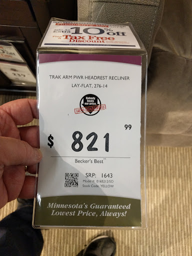 Furniture Store «Becker Furniture World - Maple Grove», reviews and photos, 16625 County Rd 30, Maple Grove, MN 55311, USA