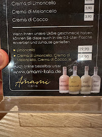 Menu du Ristorante Mamma Maria à Erbendorf