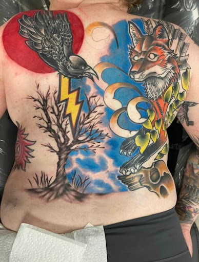 Explore gangsta tattoo ideas, creative tattoo ideas in Saint Marys, available at Empire Tattoo