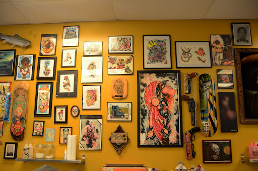 Explore shoulder tattoo idea, creative tattoo ideas in Channahon, available at Supersauce Tattoo Company