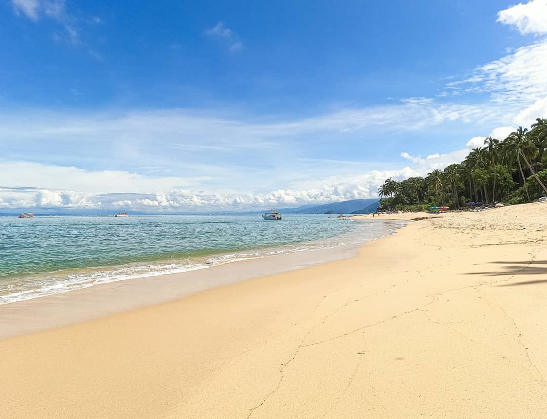 Caballo beach的照片 带有碧绿色纯水表面