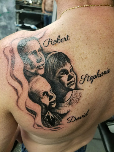 Explore straight edge tattoo ideas, creative tattoo ideas in Minerva, available at Wicked Tattooz