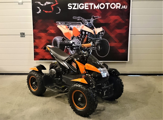 Nyitvatartás: Sziget Motor Kft. elektromos quad gyerek motor dirt bike