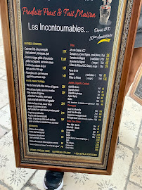 Restaurant de spécialités provençales Restaurant Le Chaudron à Cassis (le menu)