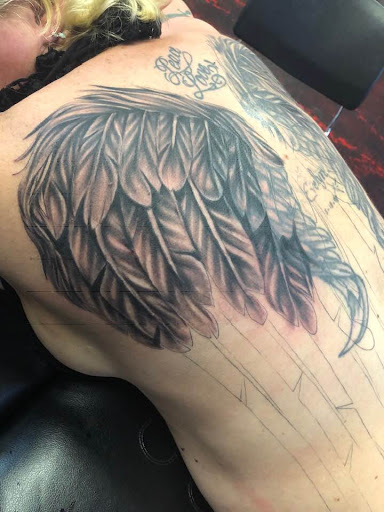 Explore cosmetology tattoo ideas, creative tattoo ideas in Daytona Beach, available at Studio 21 Tattoo & Piercings Daytona Beach