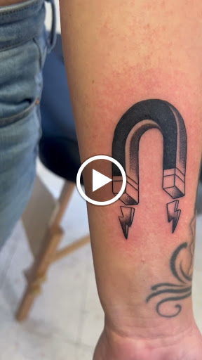 Explore wedding date tattoo ideas, creative tattoo ideas in Orange, available at Top Floor Tattoo Studio