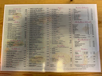 Menu / carte de spaghetteria loreta à Berlin