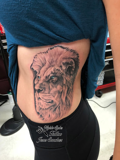 Explore neck tattoo filler ideas, creative tattoo ideas in San Diego, available at Wylde Sydes Tattoo & Body Piercing