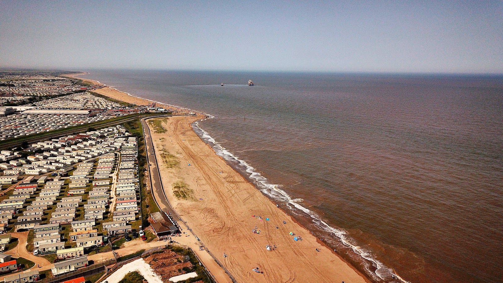 Ingoldmells plajı'in fotoğrafı düz ve uzun ile birlikte