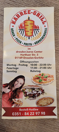 Restauration rapide Karre Grill (Döner&Pizza) à Dresden (la carte)
