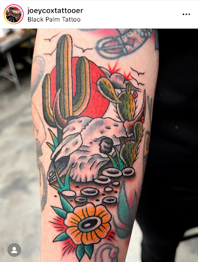 Explore tattoo ideas for 3 siblings, creative tattoo ideas in Orange, available at Black Palm Tattoo