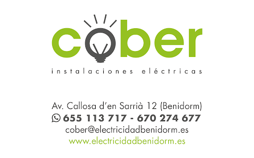 Instalaciones Eléctricas Cober S.L. en Benidorm, Alicante