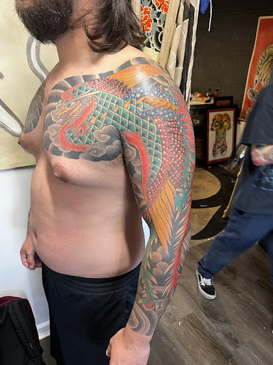 Explore outline tattoo ideas for guys, creative tattoo ideas in Phoenix, available at Lucky Sparrow Tattoo