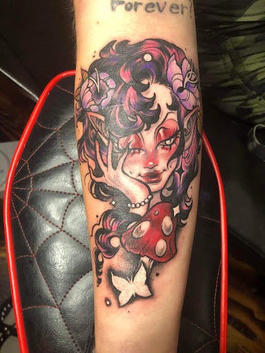 Explore chest arm tattoo ideas, creative tattoo ideas in Plattsmouth, available at DreamWerks Tattoo Co