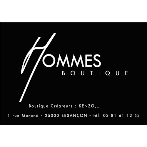 Magasin de vêtements pour hommes HOMMES BOUTIQUE Besançon