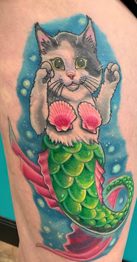 Explore shoulder tattoo ideas for females, creative tattoo ideas in Wichita, available at Addictions In Ink