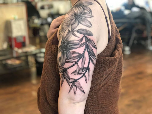 Explore tattoo ideas for mothers with sons, creative tattoo ideas in Tacoma, available at Garfield Street Tattoo Co