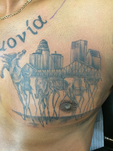 Tattoo Shop «Grasshopper Tattoo Studio», reviews and photos, 8805 IN-64, Georgetown, IN 47122, USA