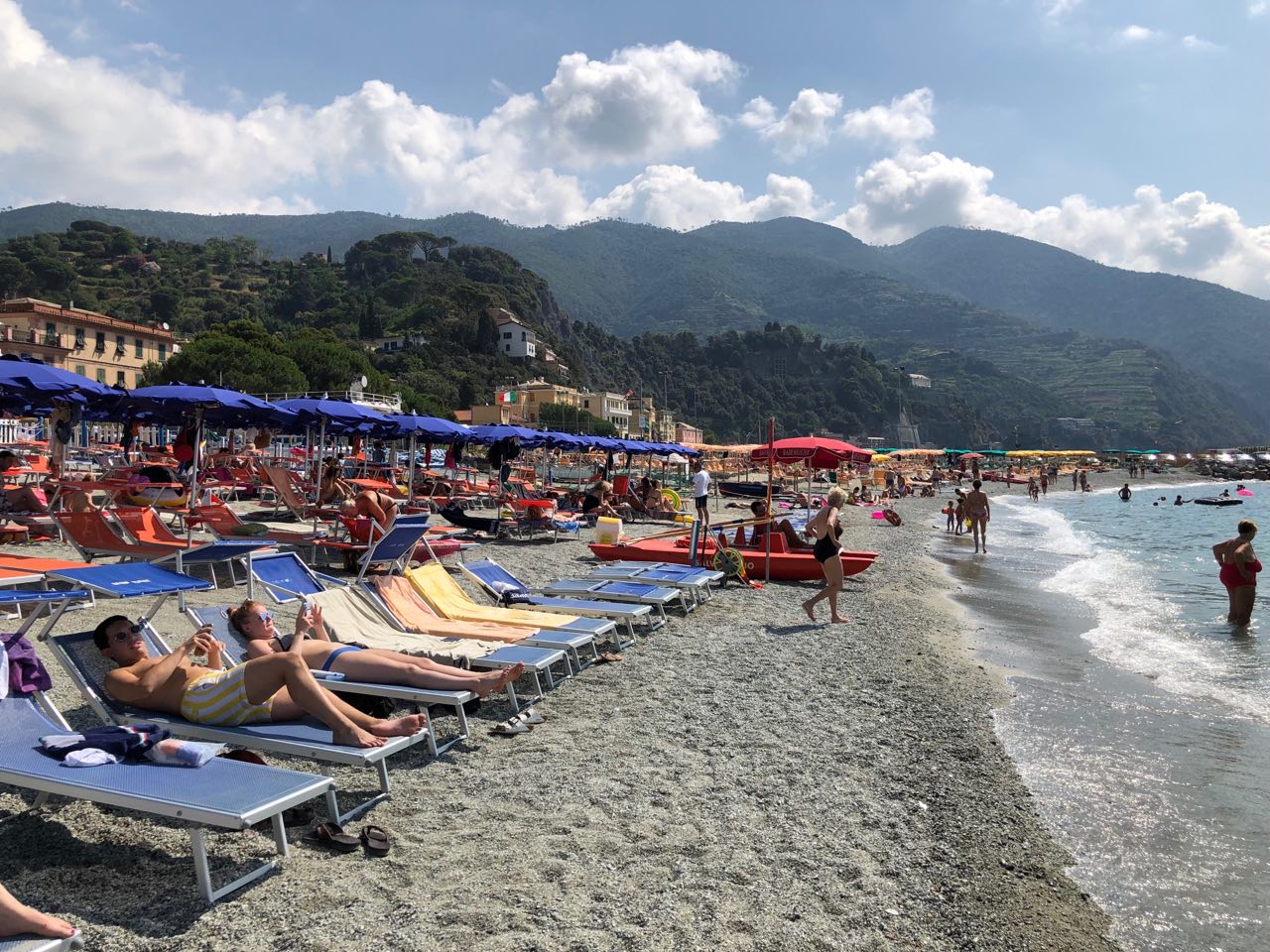 Photo de Spiaggia del Gigante avec un niveau de propreté de partiellement propre