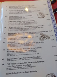 Park-Restaurant à Rastatt menu