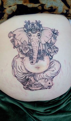 Explore simple skull tattoo ideas, creative tattoo ideas in Benton, available at Spectrum Tattoo