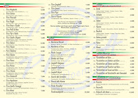 Menu / carte de La Pizza Noemi à Balve