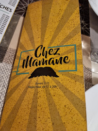 Chez Mamane à Paris menu