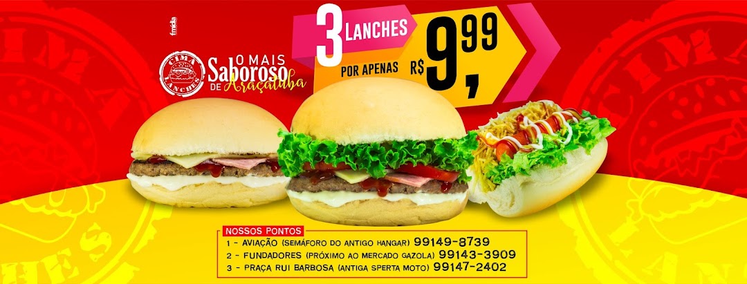 Cimá Lanches 3 por 13 - AVIAÇÃO