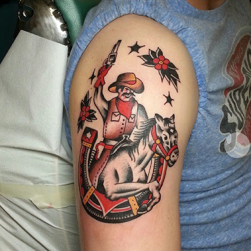 Explore soccer tattoos ideas, creative tattoo ideas in Temple, available at Lucky In Love Tattoo