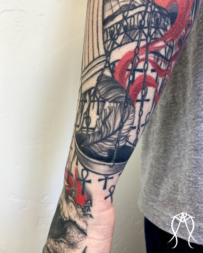 Explore ace tattoo ideas, creative tattoo ideas in Scipio Center, available at Ace of Wands Private Tattoo & Tarot Studio . Appointment Only